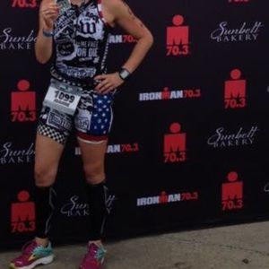 Watts Ink triathlon tank and shorts